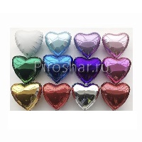 Фольгированный шар "Сердце", 45 см.