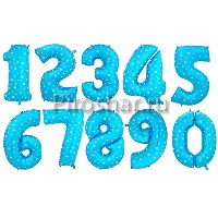 Фольгированный шар с рисунком "Звездочки"