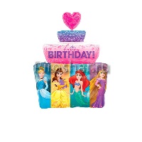 Фольгированный шар Торт "Принцессы"