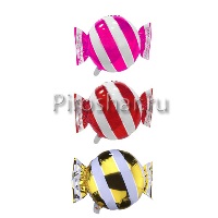 Фольгированный шар "Полосатая конфета"