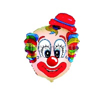 Фольгированный шар голова (Клоуна)