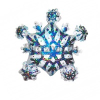 Фольгированный шар "Снежинка"