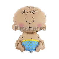 Фольгированный шар "Малыш", мальчик