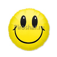 Фольгированный шар "Смайл улыбающийся"