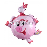 Фольгированный шар "Смешарики. Нюша"