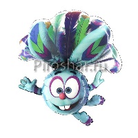 Фольгированный шар "Смешарики Легенда. Крош"