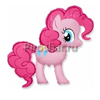 Фольгированный шар "Пони", розовый