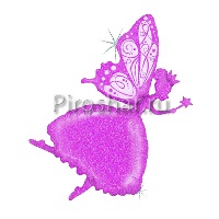 Фольгированный шар "Силуэт Феи", розовый