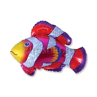 Фольгированный шар "Рыба пестрая"