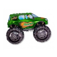 Фольгированный шар "Внедорожник", зеленый