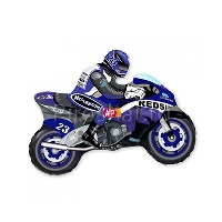 Фольгированный шар "Мотоциклист"