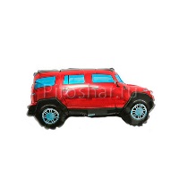 Фольгированный шар "Джип", красный